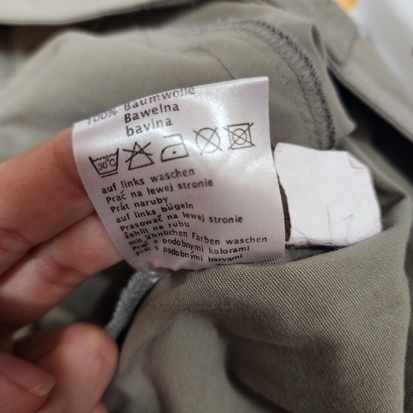 Womens Vintage Nice Concept Low Rise Army Green Bootcut Pants Size Small - Picture 12 of 12